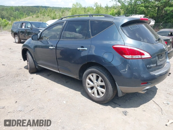 2012 Nissan Murano SL with VIN JN8AZ1MU7CW102026, listed as a IAAI auction lot 42152356 with 264,736 mi miles and . Bid and sale history available at carsss.com. Image 3.