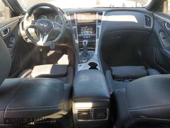 2020 Infiniti Q50 Pure with VIN JN1EV7AP5LM204983, listed as a Copart auction lot 80509274 with 13,029 mi miles and Salvage title. Bid and sale history available at DreamBid. Image 8.