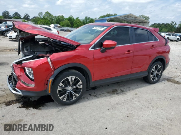 2022 Mitsubishi Eclipse Cross SE with VIN JA4ATWAA3NZ047686, listed as a Copart auction lot 54837755 with 32,922 mi miles and Salvage title. Bid and sale history available at DreamBid. Image 1.