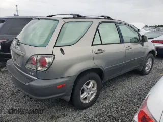 2001 Lexus RX 300 with VIN JTJGF10U610099654, listed as a Copart auction lot 73758464 with 0 mi miles and Salvage Title. Bid and sale history available at carsss.com. Image 3.