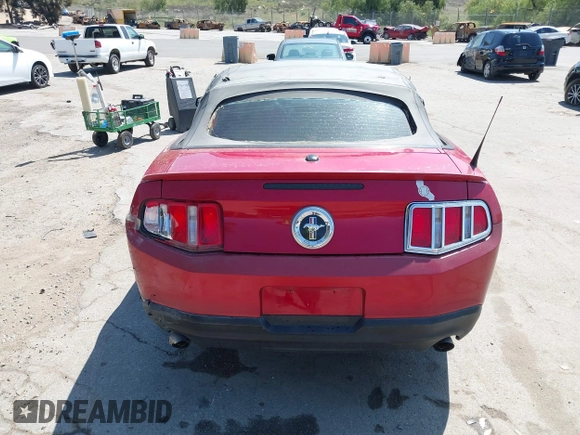 2011 Ford Mustang V6 with VIN 1ZVBP8EM6B5108804, listed as a IAAI auction lot 41966445 with 239,146 mi miles and . Bid and sale history available at DreamBid. Image 16.