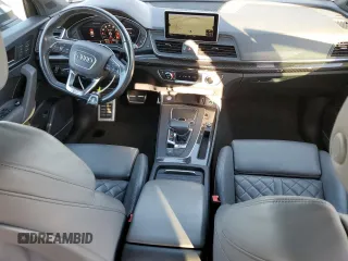 2020 Audi SQ5 Premium Plus with VIN WA1B4AFY4L2077702, listed as a Copart auction lot 76933874 with 76,419 mi miles and Salvage Title. Bid and sale history available at DreamBid. Image 8.