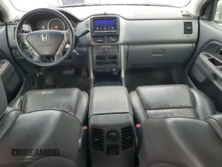 2008 Honda Pilot EX-L with VIN 5FNYF28798B004334, listed as a Copart auction lot 87737055 with 216,630 mi miles and Salvage Title. Bid and sale history available at DreamBid. Image 8.