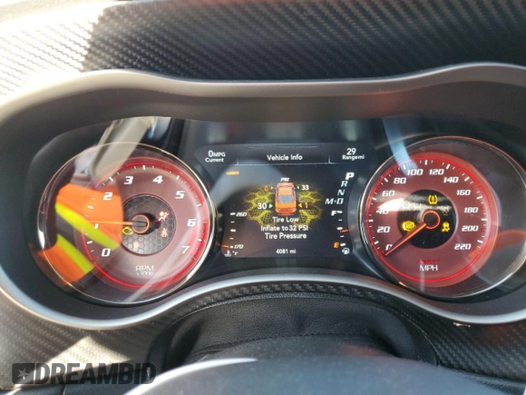 2023 Dodge Charger SRT Hellcat Widebody Jailbreak with VIN 2C3CDXL94PH503464, listed as a Copart auction lot 49607385 with 4,081 mi miles and Salvage Title. Bid and sale history available at carsss.com. Image 9.