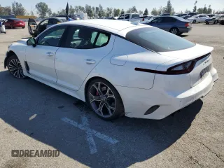 2019 Kia Stinger GT with VIN KNAE35LC9K6052417, listed as a Copart auction lot 46879775 with Not Provided miles and Salvage Title. Bid and sale history available at carsss.com. Image 2.