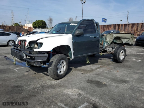 2002 Toyota Tundra SR5 with VIN 5TBRT34162S320497, listed as a Copart auction lot 45719795 with 276,738 mi miles and Salvage Title. Bid and sale history available at carsss.com. Image 1.