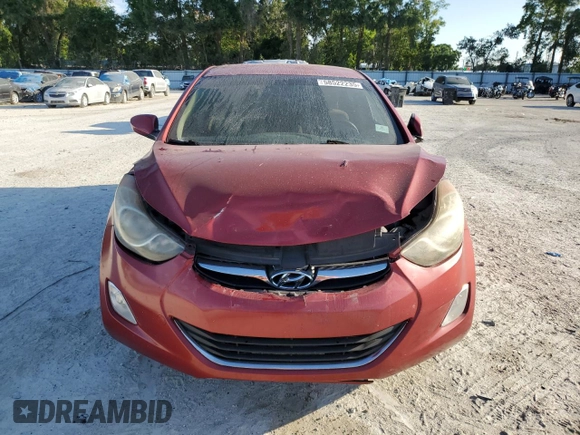 2012 Hyundai Elantra GLS z VIN KMHDH4AE6CU468500, wystawiony jako Copart lot #58522235 z przebiegiem 144 226 mil mil oraz Szkoda całkowita • Salvage title. Historia ofert i sprzedaży dostępna na DreamBid. Obrazek 5.