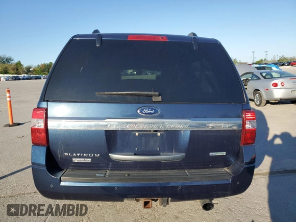 2015 Ford Expedition Max Platinum with VIN 1FMJK1MT5FEF43151, listed as a Copart auction lot 53131875 with 177,190 mi miles and Salvage title. Bid and sale history available at DreamBid. Image 6.