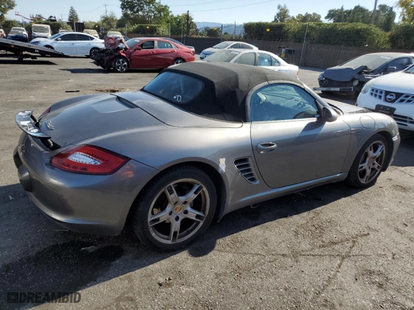 2007 Porsche Boxster with VIN WP0CA29897U711875, listed as a Copart auction lot 72839904 with 194,168 mi miles and Clean Title. Bid and sale history available at carsss.com. Image 3.