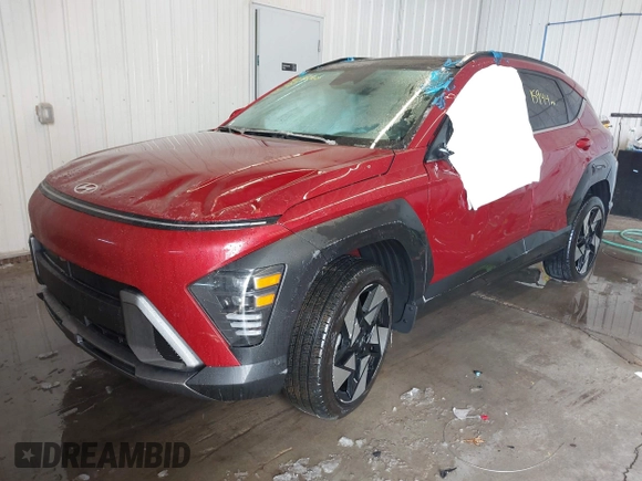 2024 Hyundai Kona Limited with VIN KM8HECA39RU167604, listed as a IAAI auction lot 41595060 with 15,944 mi miles. Bid and sale history available at carsss.com. Image 18.