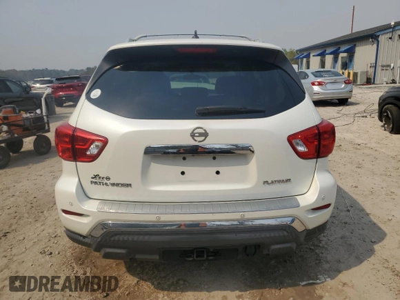 2018 Nissan Pathfinder Platinum z VIN 5N1DR2MN0JC647728, wystawiony jako Copart lot #49918025 z przebiegiem 94 946 mil mil oraz Szkoda całkowita • Salvage title. Historia ofert i sprzedaży dostępna na DreamBid. Obrazek 6.