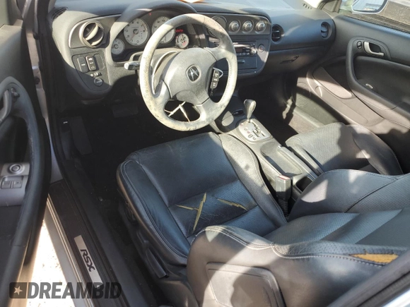 2006 Acura RSX with VIN JH4DC54896S007675, listed as a Copart auction lot 77030424 with 72,256 mi miles and Salvage Title. Bid and sale history available at carsss.com. Image 8.