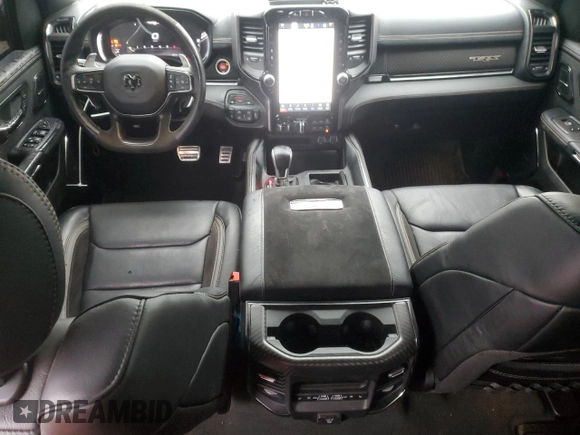 2024 Ram 1500 TRX with VIN 1C6SRFU9XRN215340, listed as a Copart auction lot 42244625 with 5,855 mi miles and Salvage Title. Bid and sale history available at carsss.com. Image 8.