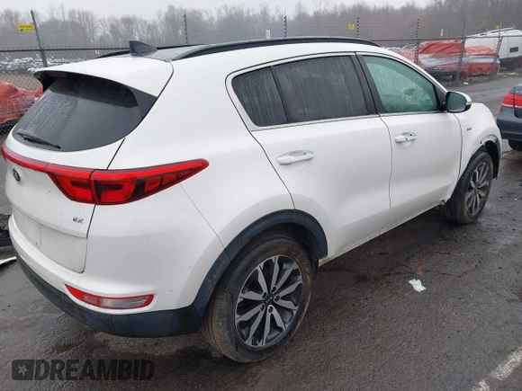 2019 Kia Sportage EX with VIN KNDPNCAC0K7534426, listed as a IAAI auction lot 41836292 with 68,524 mi miles. Bid and sale history available at carsss.com. Image 4.