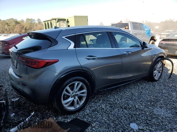 2019 Infiniti QX30 Essential with VIN SJKCH5CP1KA009263, listed as a Copart auction lot 86237614 with 47,887 mi miles and Salvage title. Bid and sale history available at DreamBid. Image 3.