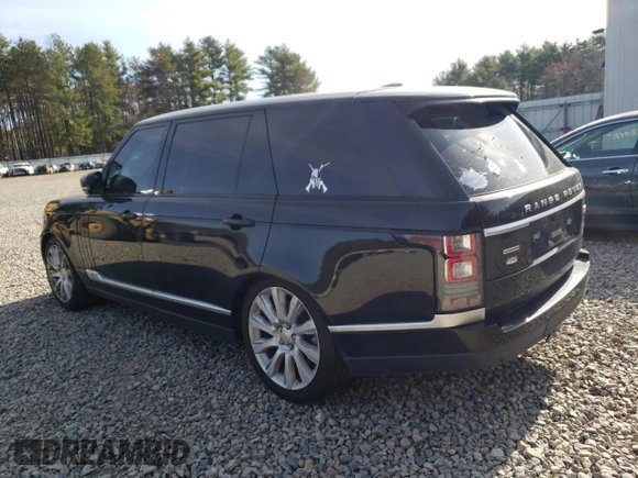 2015 Land Rover Range Rover Supercharged with VIN SALGS3TF7FA210360, listed as a Copart auction lot 53904695 with 95,460 mi miles and Clean title. Bid and sale history available at DreamBid. Image 2.