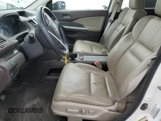 2012 Honda CR-V EX-L z VIN 5J6RM4H7XCL033265, wystawiony jako Copart lot #58824415 z przebiegiem 151 650 mil mil oraz Szkoda całkowita • Salvage title. Historia ofert i sprzedaży dostępna na DreamBid. Obrazek 7.