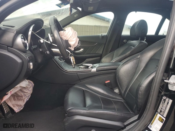 2015 Mercedes-Benz C-Class C 300 Luxury with VIN 55SWF4KB5FU036306, listed as a Copart auction lot 50537355 with 134,339 mi miles and Salvage Title. Bid and sale history available at carsss.com. Image 7.