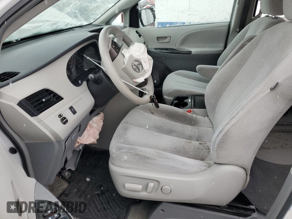 2013 Toyota Sienna LE AAS with VIN 5TDKK3DC0DS374779, listed as a Copart auction lot 46300485 with Not Provided miles and Salvage Title. Bid and sale history available at DreamBid. Image 7.