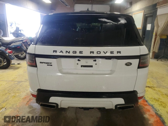 2022 Land Rover Range Rover Sport HST with VIN SALWS2RU3NA206364, listed as a Copart auction lot 87572905 with 48,668 mi miles and Salvage Title. Bid and sale history available at carsss.com. Image 6.