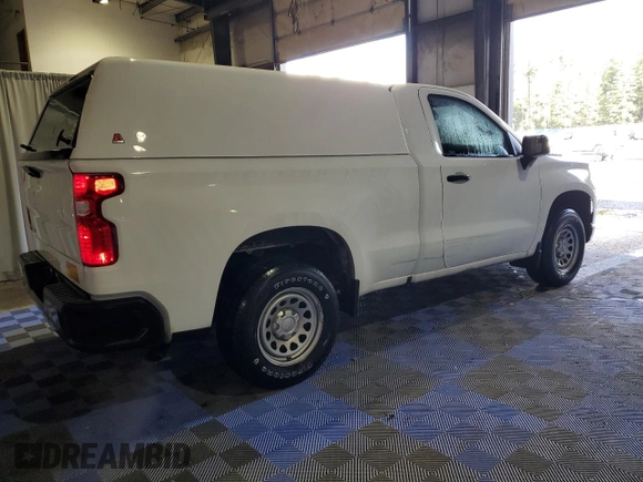 2023 Chevrolet Silverado 1500 Work Truck with VIN 3GCNAAEK3PG355107, listed as a Copart auction lot 52898205 with 106,457 mi miles and Clean Title. Bid and sale history available at DreamBid. Image 3.