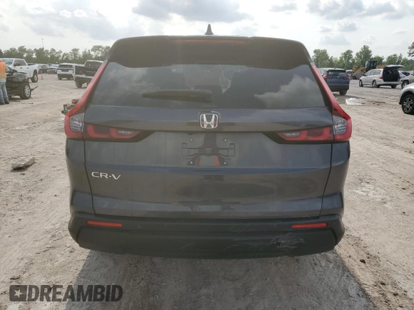 2025 Honda CR-V EX-L with VIN 7FARS4H75SE008095, listed as a Copart auction lot 54752185 with 9,309 mi miles and Salvage Title. Bid and sale history available at DreamBid. Image 6.