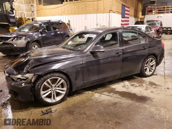 2012 BMW 3 Series 335i with VIN WBA3A9C55CF474823, listed as a Copart auction lot 87766325 with 146,985 mi miles and Salvage title. Bid and sale history available at DreamBid. Image 1.