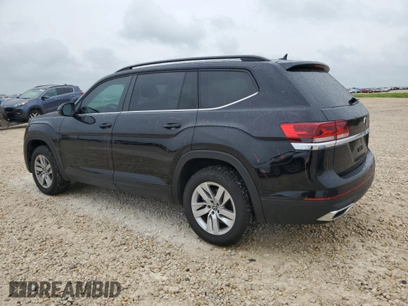 2021 Volkswagen Atlas S with VIN 1V2AP2CAXMC501397, listed as a Copart auction lot 59464084 with 39,181 mi miles and Salvage title. Bid and sale history available at DreamBid. Image 2.
