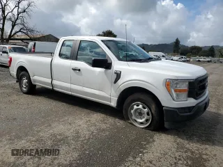 2022 Ford F-150 XL with VIN 1FTEX1CP0NKD24934, listed as a Copart auction lot 47757995 with 112,572 mi miles and Salvage title. Bid and sale history available at DreamBid. Image 4.