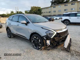 2024 Kia Sportage SX-Prestige with VIN 5XYK53DF7RG231284, listed as a Copart auction lot 86419024 with 2,910 mi miles and Salvage title. Bid and sale history available at DreamBid. Image 4.