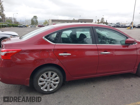 2016 Nissan Sentra S with VIN 3N1AB7AP2GL655909, listed as a IAAI auction lot 42028213 with 75,461 mi miles. Bid and sale history available at carsss.com. Image 6.