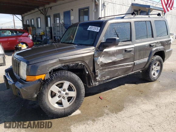 2006 Jeep Commander with VIN 1J8HH48K96C276752, listed as a Copart auction lot 49312975 with 138,846 mi miles and Salvage title. Bid and sale history available at DreamBid. Image 1.