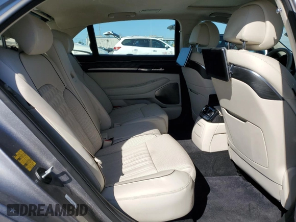 2022 Genesis G90 Ultimate with VIN KMTF54PH0NU096101, listed as a Copart auction lot 49155155 with 24,673 mi miles and Salvage Title. Bid and sale history available at DreamBid. Image 10.