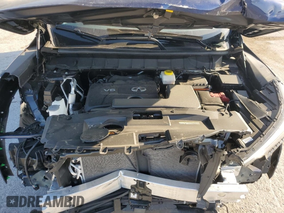 2024 Infiniti QX60 Luxe z VIN 5N1DL1FRXRC344608, wystawiony jako Copart lot #52451285 z przebiegiem 6 047 mil mil oraz Nie do naprawy • Non repairable. Historia ofert i sprzedaży dostępna na DreamBid. Obrazek 12.