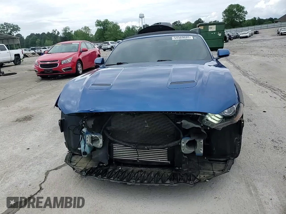 2018 Ford Mustang EcoBoost Premium with VIN 1FATP8UH3J5115516, listed as a Copart auction lot 54569685 with 73,034 mi miles and Salvage title. Bid and sale history available at DreamBid. Image 13.
