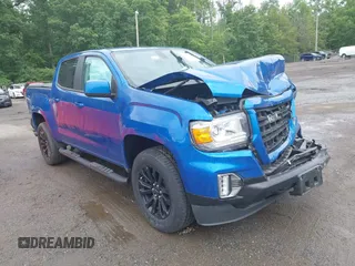 2022 GMC Canyon 2WD Elevation with VIN 1GTG5CEN2N1164681, listed as a IAAI auction lot 42334050 with 45,879 mi miles and . Bid and sale history available at DreamBid. Image 1.