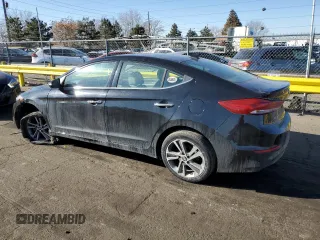 2017 Hyundai Elantra Limited with VIN 5NPD84LF3HH068745, listed as a Copart auction lot 44382565 with 99,496 mi miles and Salvage Title. Bid and sale history available at DreamBid. Image 2.
