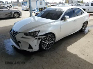 2017 Lexus IS 200t with VIN JTHBA1D26H5059736, listed as a Copart auction lot 52641675 with 120,602 mi miles and Salvage title. Bid and sale history available at DreamBid. Image 1.