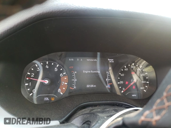 2022 Jeep Compass Limited with VIN 3C4NJDCBXNT189290, listed as a Copart auction lot 55035235 with 22,126 mi miles and Salvage title. Bid and sale history available at DreamBid. Image 9.