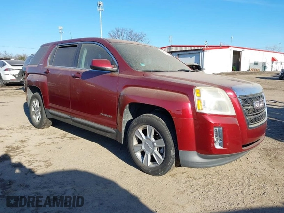 2010 GMC Terrain SLE-1 with VIN 2CTALBEWXA6345330, listed as a IAAI auction lot 41403804 with 99,074 mi miles. Bid and sale history available at carsss.com. Image 1.