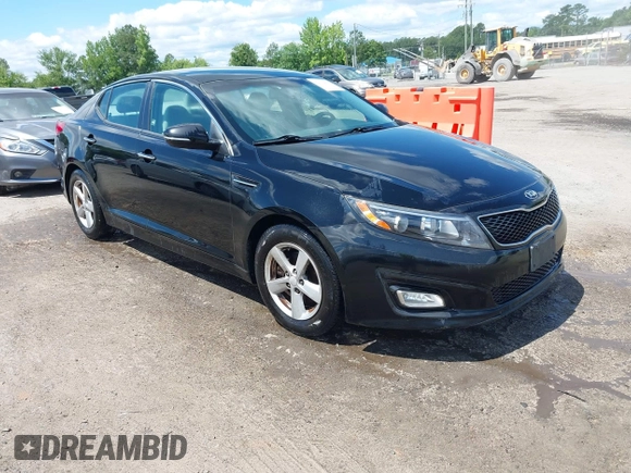 2015 Kia Optima LX with VIN 5XXGM4A71FG387980, listed as a IAAI auction lot 42330602 with 96,189 mi miles and . Bid and sale history available at DreamBid. Image 1.