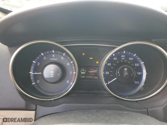 2011 Hyundai Sonata SE with VIN 5NPEC4AC6BH168731, listed as a Copart auction lot 44449645 with 177,366 mi miles and Salvage Title. Bid and sale history available at carsss.com. Image 9.