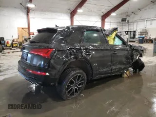 2023 Audi SQ5 Premium Plus with VIN WA1B4AFY9P2129542, listed as a Copart auction lot 44136125 with Not provided miles and Salvage title. Bid and sale history available at DreamBid. Image 3.