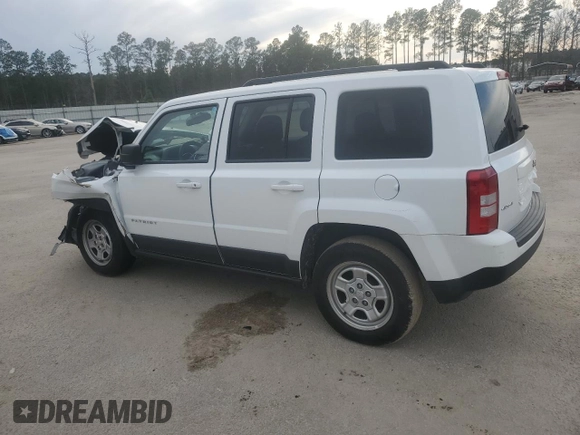 2017 Jeep Patriot Sport with VIN 1C4NJRBB4HD142216, listed as a Copart auction lot 45663125 with Not provided miles and Salvage title. Bid and sale history available at DreamBid. Image 2.