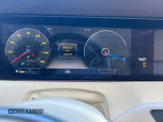 2019 Mercedes-Benz S-Class S 560 with VIN WDDXJ8GB0KA037165, listed as a Copart auction lot 43574845 with 163,219 mi miles and Clean Title. Bid and sale history available at carsss.com. Image 8.
