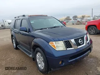 2007 Nissan Pathfinder S with VIN 5N1AR18U77C638404, listed as a IAAI auction lot 41560067 with 225,996 mi miles. Bid and sale history available at carsss.com. Image 1.