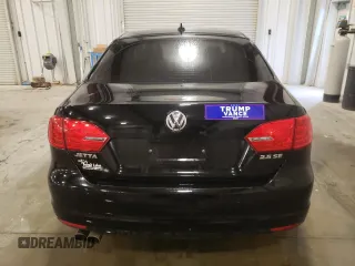 2011 Volkswagen Jetta Sedan SE with VIN 3VWDX7AJ5BM324037, listed as a Copart auction lot 87184494 with 163,143 mi miles and Salvage Title. Bid and sale history available at carsss.com. Image 6.