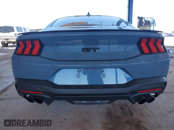 2024 Ford Mustang GT with VIN 1FA6P8CF2R5429568, listed as a Copart auction lot 53749355 with Not provided miles and Salvage title. Bid and sale history available at DreamBid. Image 6.