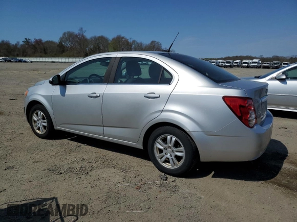 2013 Chevrolet Sonic LT with VIN 1G1JC5SG8D4160038, listed as a Copart auction lot 54182665 with 95,679 mi miles and Clean Title. Bid and sale history available at DreamBid. Image 2.