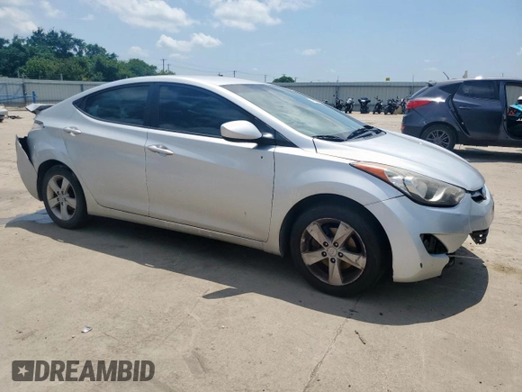 2011 Hyundai Elantra GLS z VIN KMHDH4AE3BU168833, wystawiony jako Copart lot #58830065 z przebiegiem 147 051 mil mil oraz Szkoda całkowita • Salvage title. Historia ofert i sprzedaży dostępna na DreamBid. Obrazek 4.